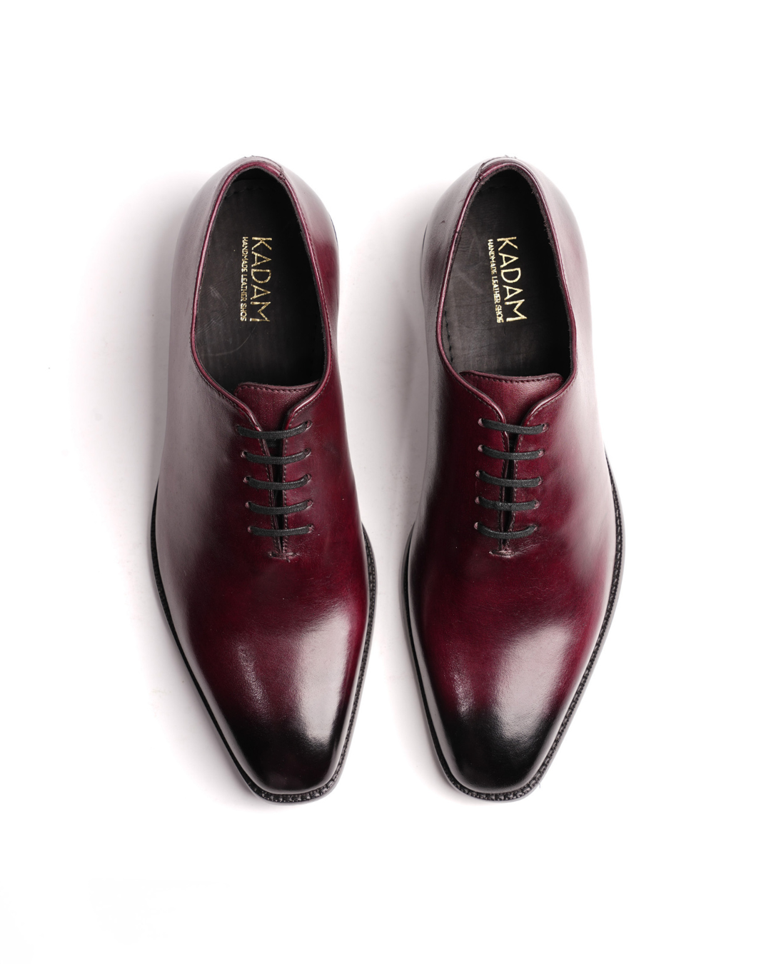 Whole Cut Oxford Shoe – Burgundy