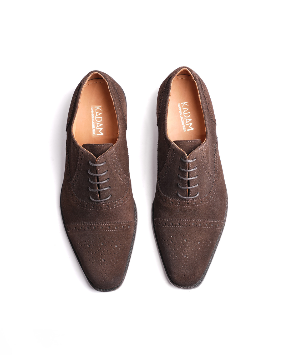 Classic Lux Suede Oxford Shoe – Brown