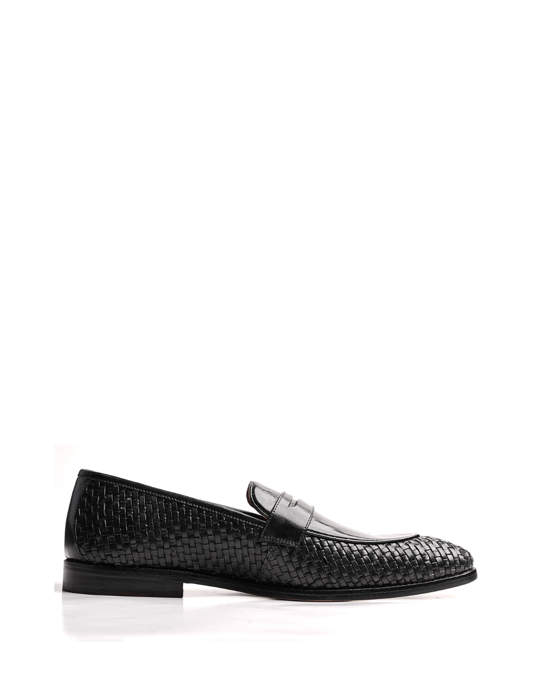 Hand-Woven Loafer – Black