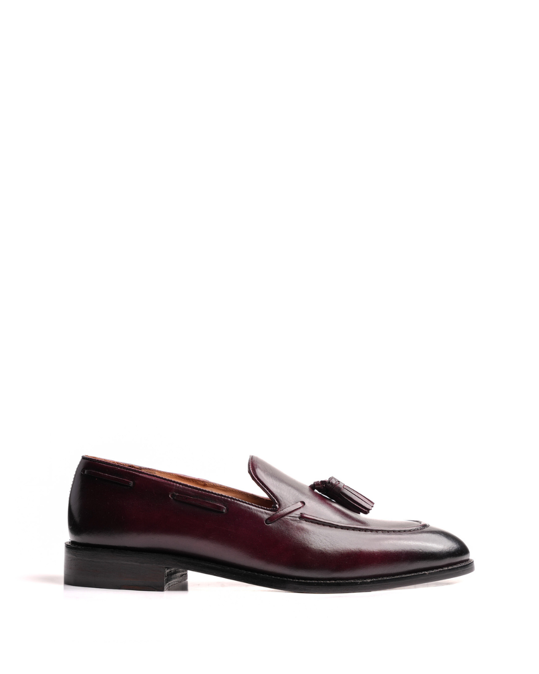 Artistic Tassel Loafers – Burgundy