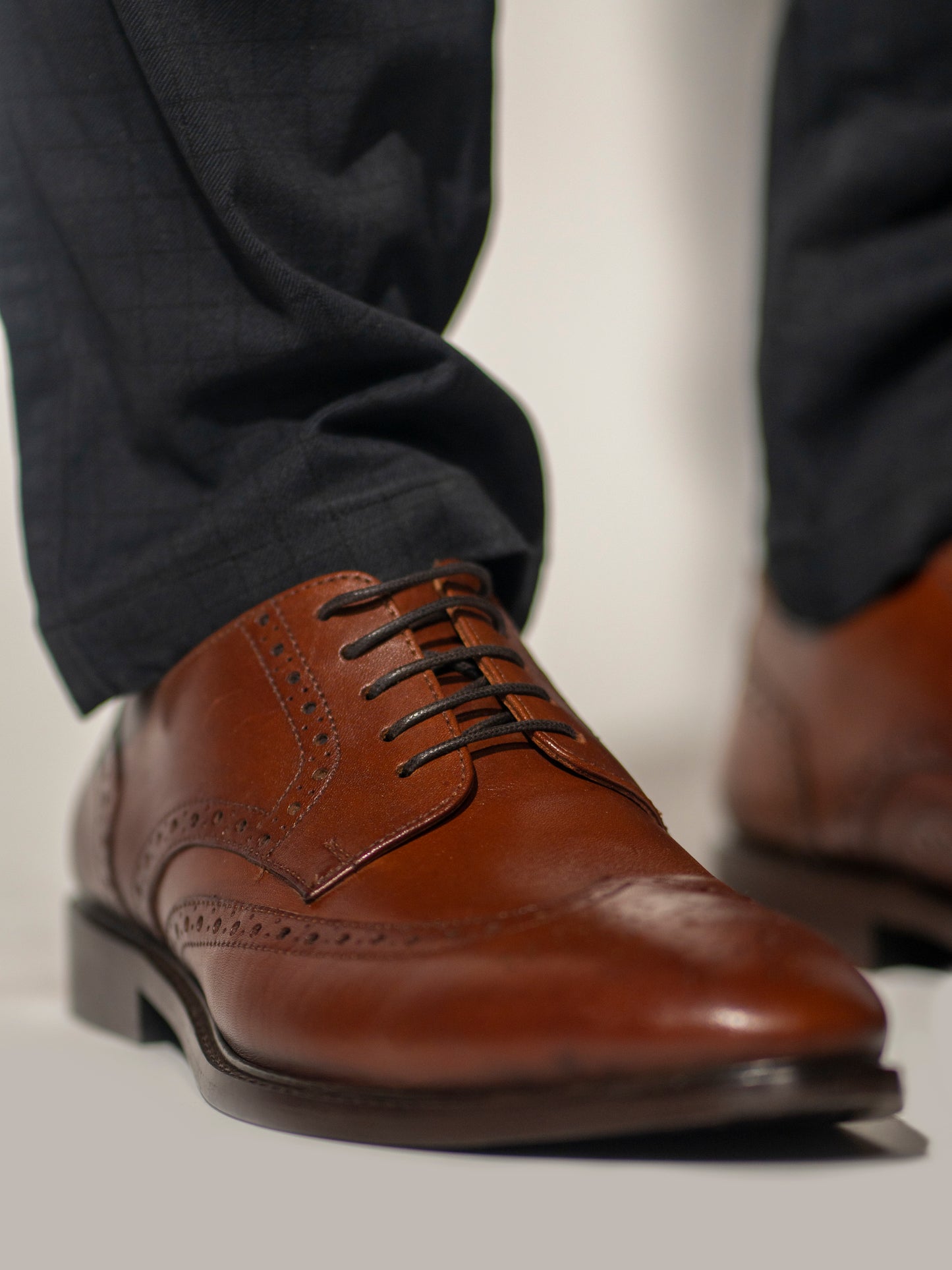 Wingtip Derby Shoe - Brown