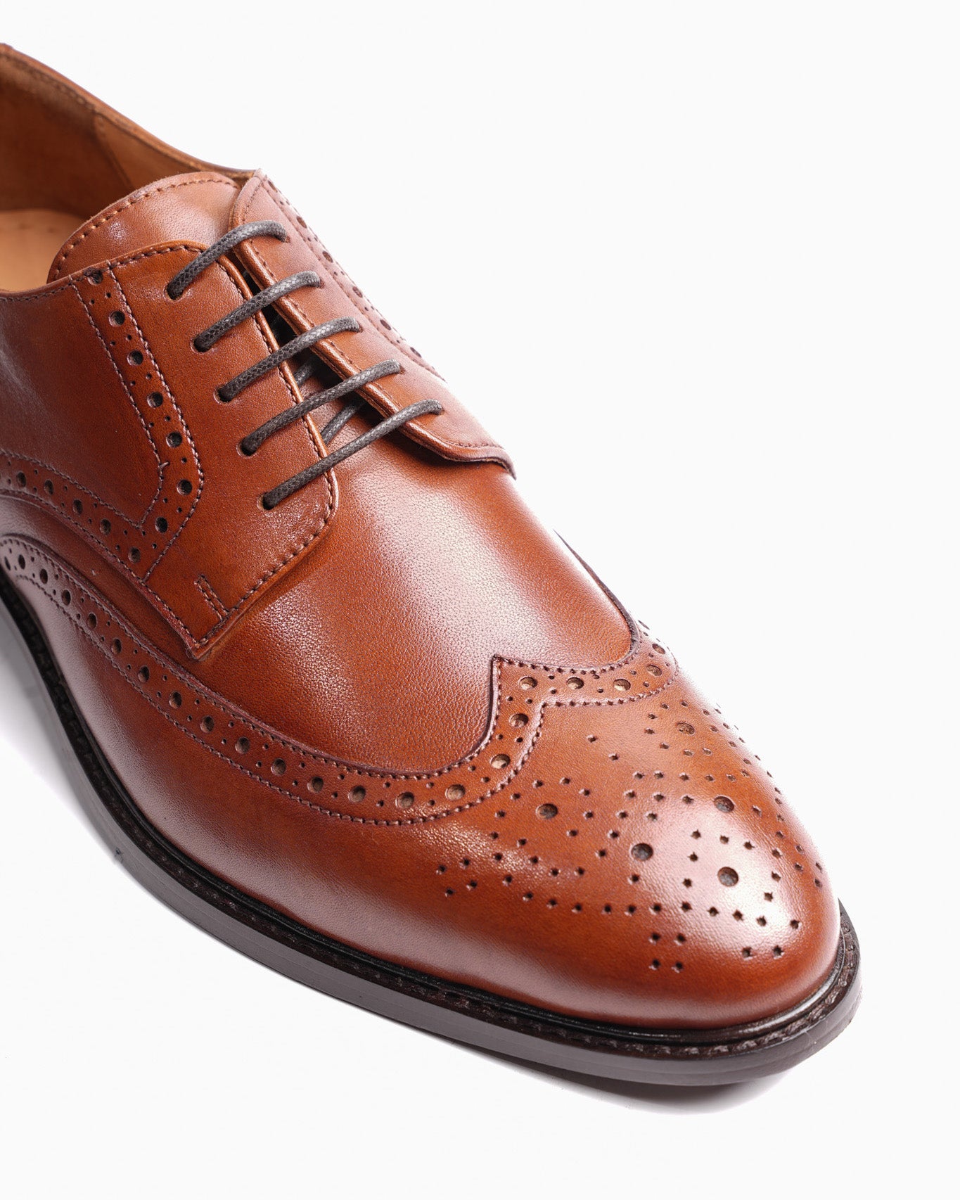 Wingtip Derby Shoe - Brown