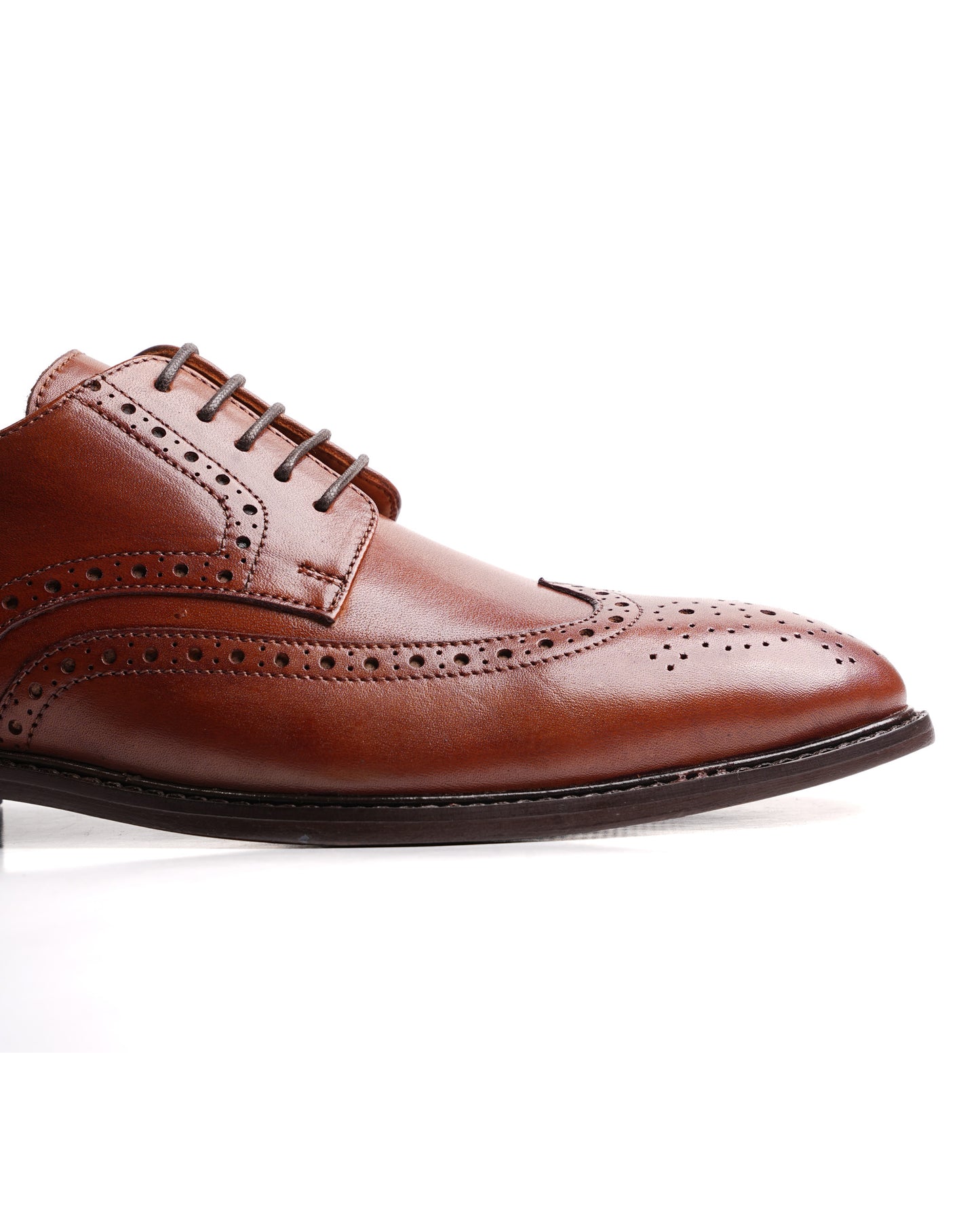 Wingtip Derby Shoe - Brown