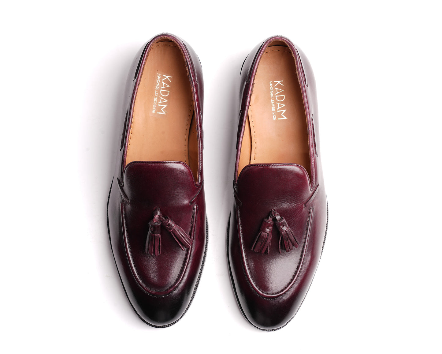 Artistic Tassel Loafers – Burgundy