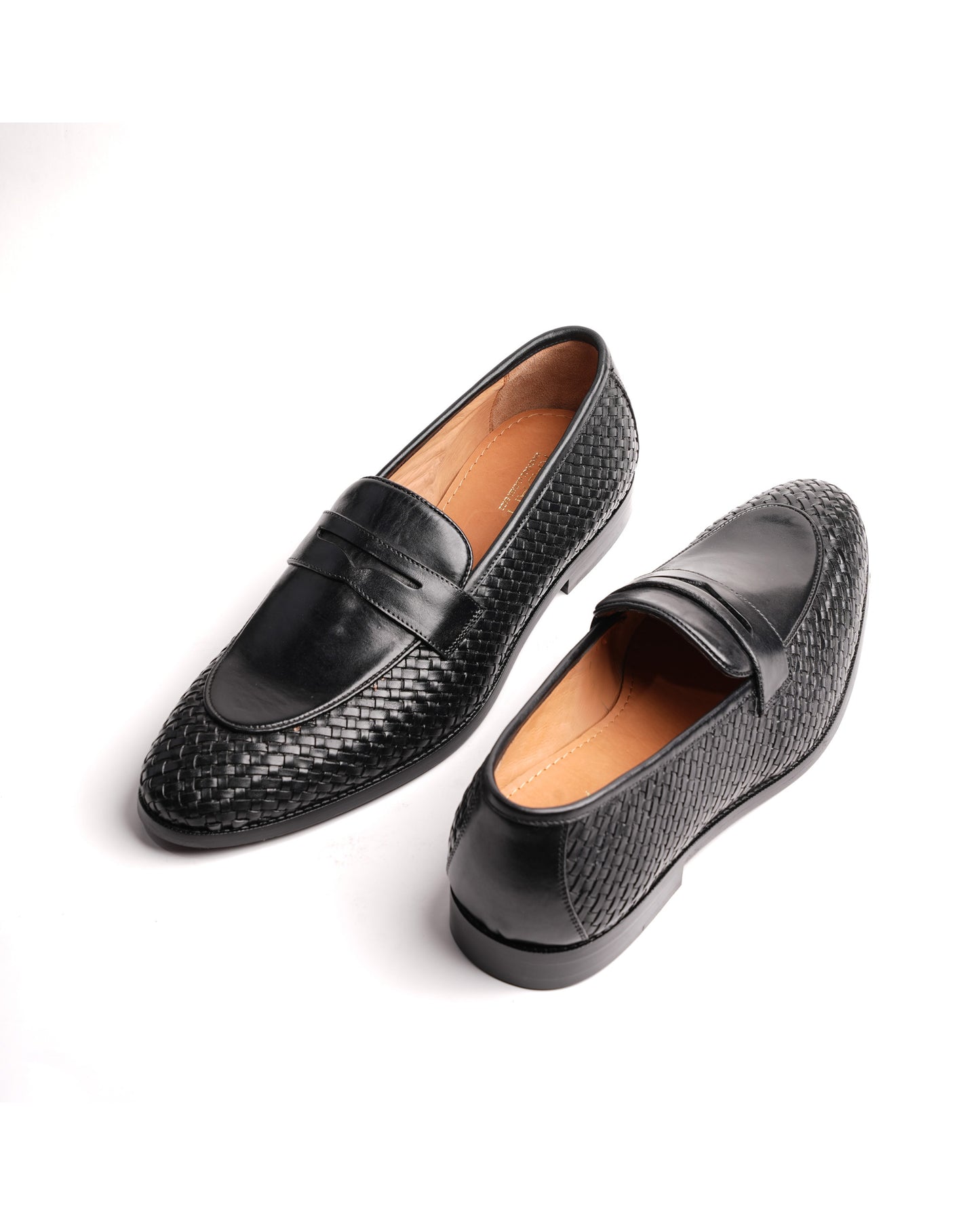 Hand-Woven Loafer – Black