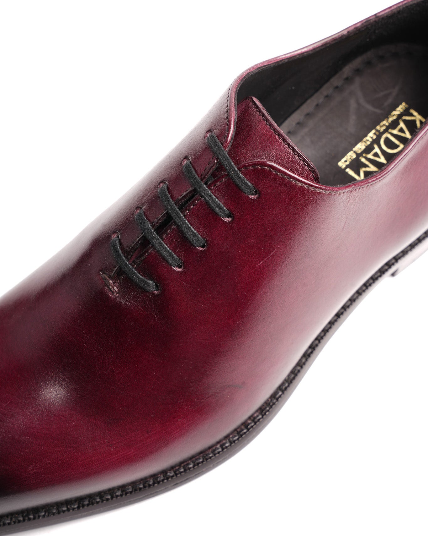 Whole Cut Oxford Shoe – Burgundy