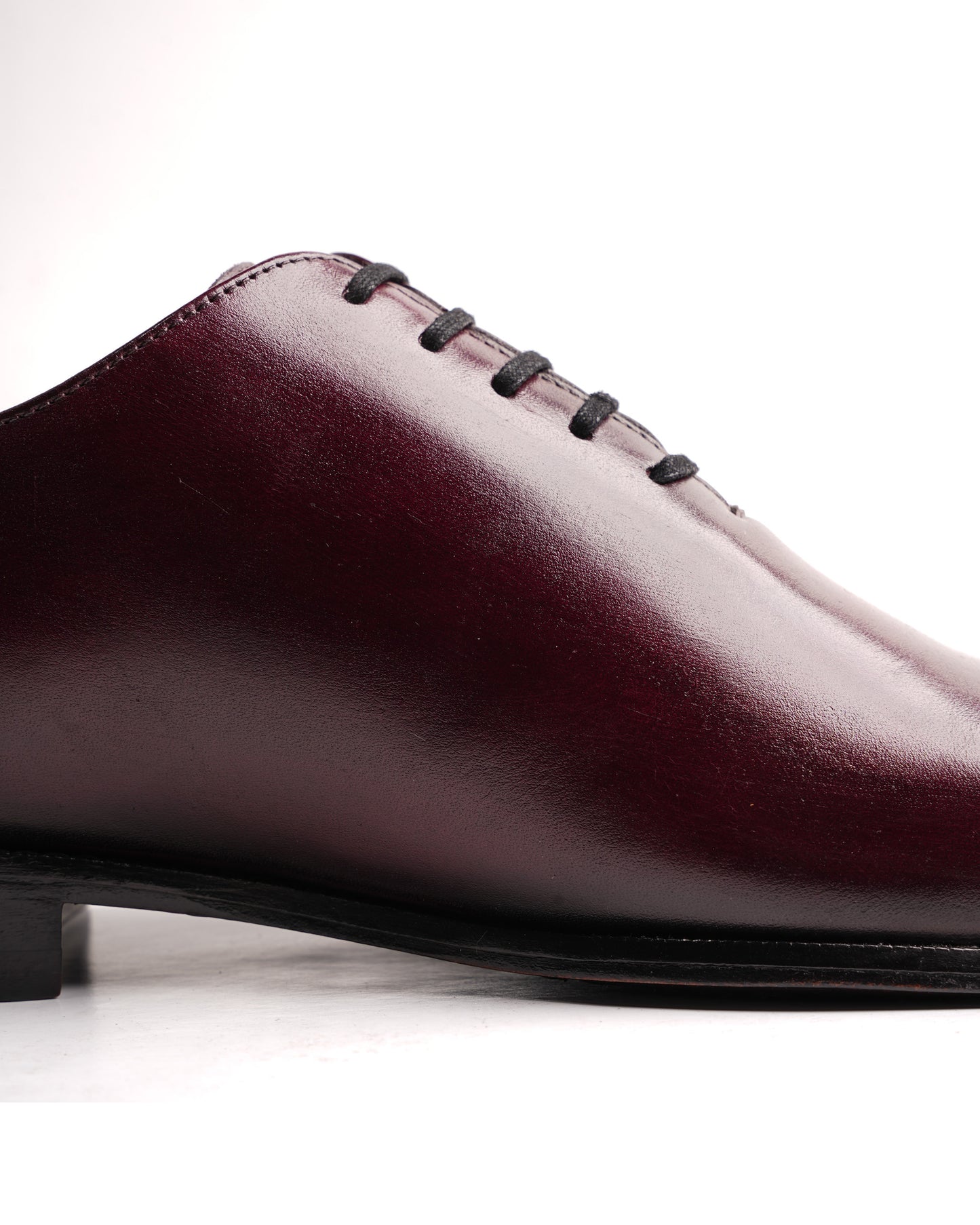 Whole Cut Oxford Shoe – Burgundy